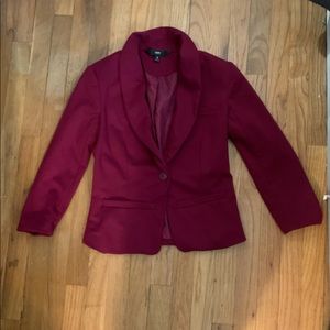 Maroon blazer